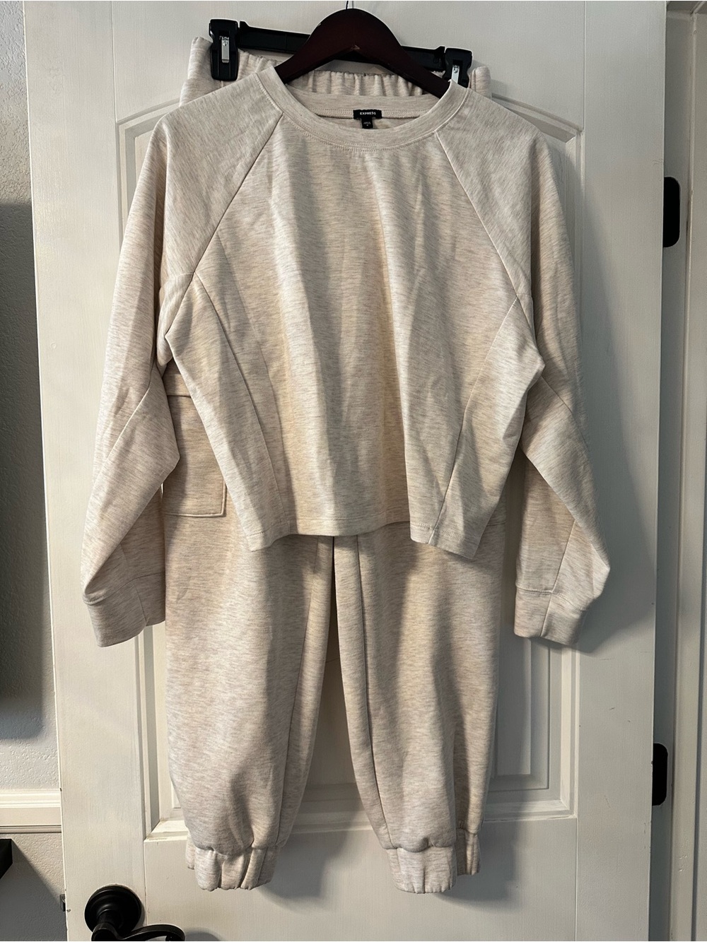 NWOT! Express Women’s Lounge Set in Heather Oatmeal